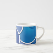 Tasse Expresso Bleuet funky (Droite)
