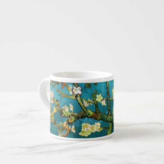 Tasse Expresso Blossoming Almond Tree Van Gogh Fine Art (Devant gauche)