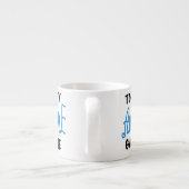 Tasse Expresso Blue Totalement génial Gammie Cadeaux (Dos)
