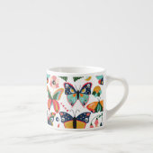Tasse Expresso Boho Butterflies : Motif en papier peint sans cout (Droite)