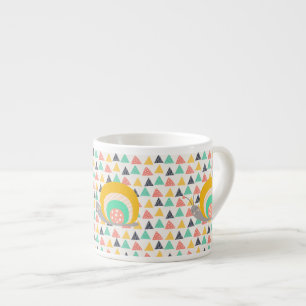 Tasse Expresso Bon escargot sur les triangles