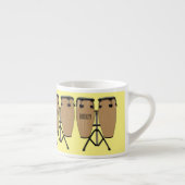 Tasse Expresso Bongo, dessin animé de batterie (Droite)
