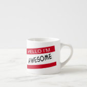 Tasse Expresso Bonjour, Je Suffis (Droite)