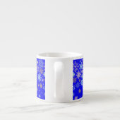 Tasse Expresso Bonne frontière de flocon de neige (Dos)