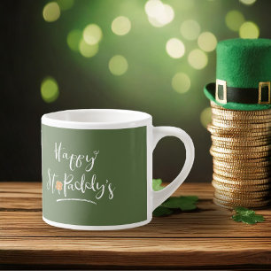 Tasse Expresso Bonne St. Paddy's Orange Shamrock ID336