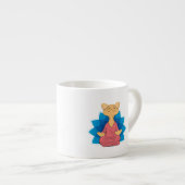 Tasse Expresso Bouddha chat méditation - Guru chat - Namaste - St (Devant droit)