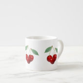 Tasse Expresso Boue de spécialités Retro Cerises (Devant droit)