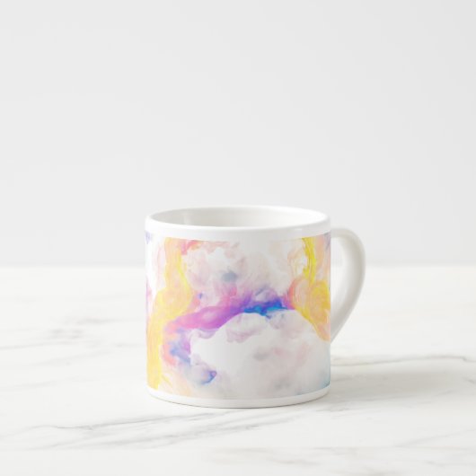 Tasse Expresso Boue Espresso Abstraite (Devant droit)