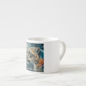 Tasse Expresso Boug de spécialité Léopard de neige (Devant droit)