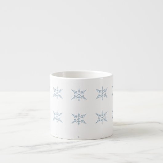 Tasse Expresso Boug de spécialité Snowflake (Devant)