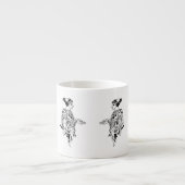 Tasse Expresso Boug de spécialité : Statue de sculpture grecque a (Devant)