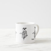 Tasse Expresso Boug de spécialité : Statue de sculpture grecque a (Devant droit)