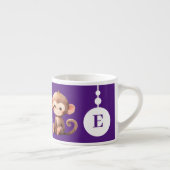 Tasse Expresso Bouge de singe pour enfants nom personnalisé viole (Droite)