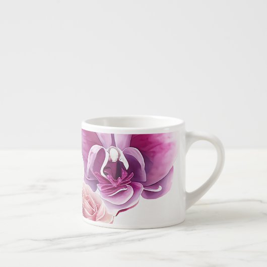 Tasse Expresso Bouge de spécialité de l'orchidée Blast (Droite)