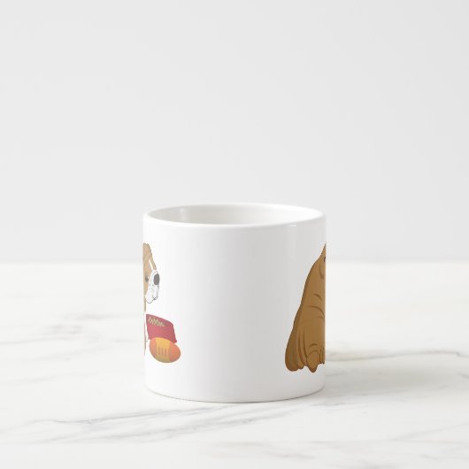 Tasse Expresso Bouledogue (Devant)