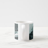 Tasse Expresso Bouquet de mariage vintage (Dos)