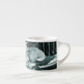 Tasse Expresso Bouquet de mariage vintage (Droite)