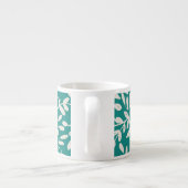 Tasse Expresso Branche feuilletée délicate (Dos)