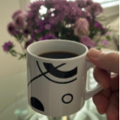 Tasse Expresso Brochures d'art Abstrait