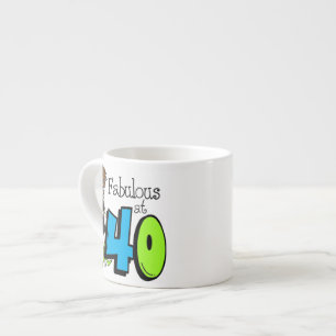 Tasse Expresso Brune fabuleuse à l'anniversaire 40