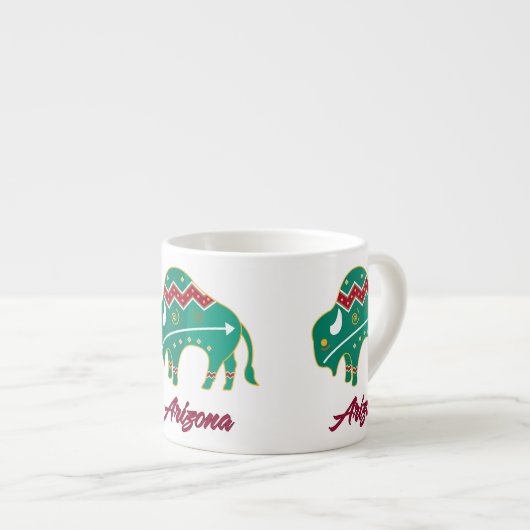 Tasse Expresso Buffalo Clan Arizona (Devant droit)