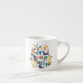 Tasse Expresso BUGS BUNNY BUILDERS™| Collage "Construisons cela" (Droite)