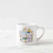 Tasse Expresso BUGS BUNNY BUILDERS™| Croquis "Construisons cela" (Droite)
