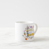 Tasse Expresso BUGS BUNNY BUILDERS™| Eh, quoi les constructeurs ? (Devant droit)