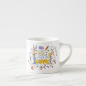 Tasse Expresso BUGS BUNNY BUILDERS™| Eh, quoi les constructeurs ? (Droite)