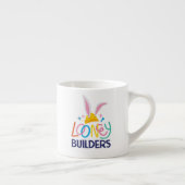 Tasse Expresso BUGS BUNNY BUILDERS™| Hard Hat Stacked Logo (Droite)