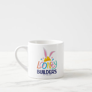 Tasse Expresso BUGS BUNNY BUILDERS™ Logo empilé Casque de Chanti