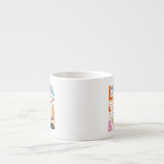 Tasse Expresso BUGS BUNNY BUILDERS™| Lola Bunny Work Tools (Devant)