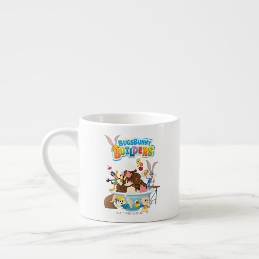 Tasse Expresso BUGS BUNNY BUILDERS™| Looney Builders Glace (Gauche)