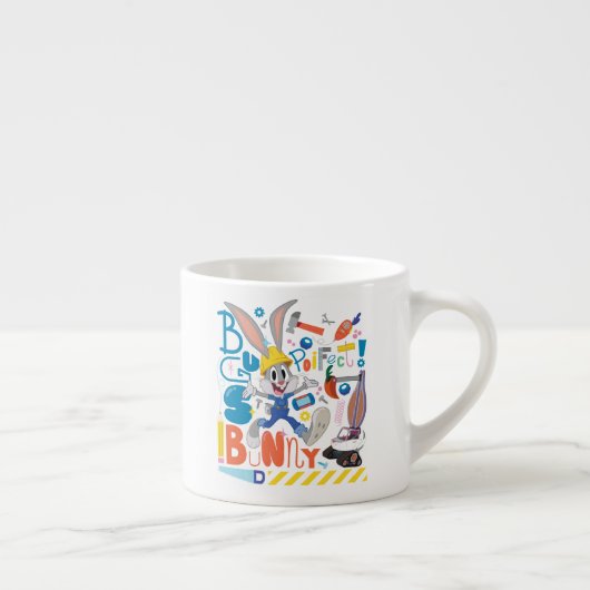 Tasse Expresso BUGS BUNNY BUILDERS™| Outils de travail de BUGS BU (Droite)
