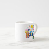 Tasse Expresso BUGS BUNNY BUILDERS™| The Looney Builders Collage (Devant droit)