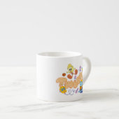 Tasse Expresso BUGS BUNNY BUILDERS™| TWEETY™ Sketch Art (Devant droit)