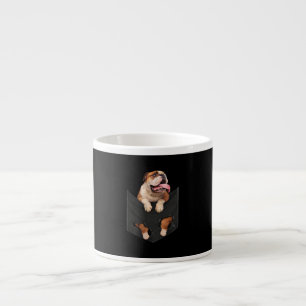 Tasse Expresso Bulldog Anglais Dans Votre Chien De Poche Amateurs