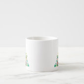 Tasse Expresso cacahuètes | Arbre de Noël de menthe poivrée (Devant)