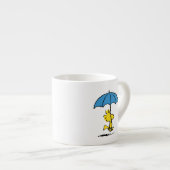 Tasse Expresso cacahuètes | Parapluie bleu Woodstock (Devant droit)