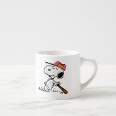 Tasse Expresso cacahuètes | Snoopy at Bat (Droite)