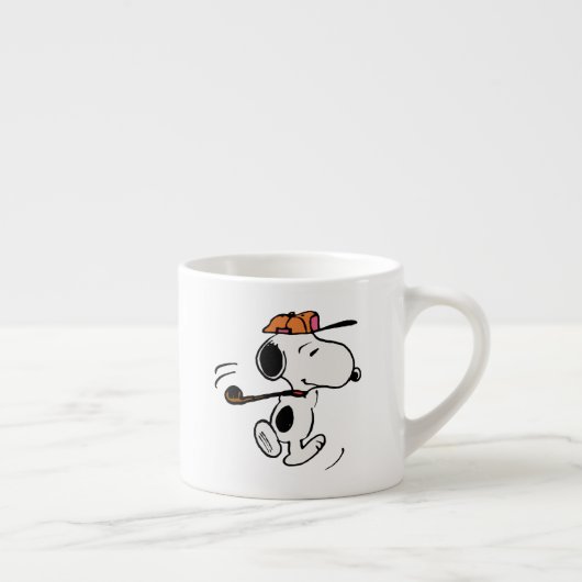 Tasse Expresso cacahuètes | Snoopy Golf Swing (Droite)