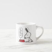 Tasse Expresso cacahuètes | Snoopy Ho Ho Ho Plat alimentaire (Droite)