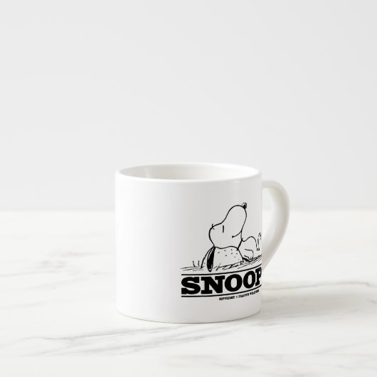 Tasse Expresso cacahuètes | Snoopy Reest Break (Devant droit)