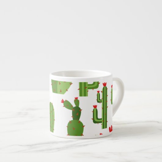 Tasse Expresso Cactus (Devant droit)