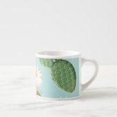Tasse Expresso Cactus, fleurs roses : décor clair (Droite)