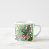 Tasse Expresso Cactus peint à la main : Vert désert (Droite)