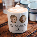 Tasse Expresso Cadeau de grand-mère personnalisé | Visage de gran<br><div class="desc">Surprise grand-mère avec un cadeau sincère et unique! Cette tasse expresso personnalisée présente l'adorable visage de son petit-enfant bien-aimé, rendant chaque moment de café ou de thé spécial. Parfait pour les anniversaires, la fête des mères ou toute occasion, cette tasse personnalisée est un souvenir qu’elle chérira pour toujours. Téléchargez simplement...</div>