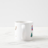 Tasse Expresso cadeau de Noël en muscade (Dos)