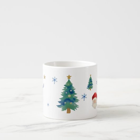Tasse Expresso cadeau de Noël en muscade (Devant)