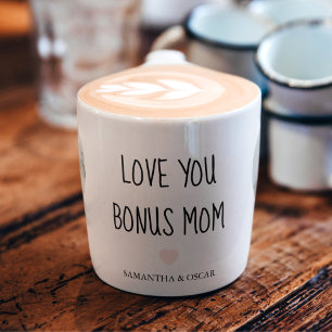 Tasse Expresso Cadeau Personnalisé pour Belle-Maman Je t'aime B